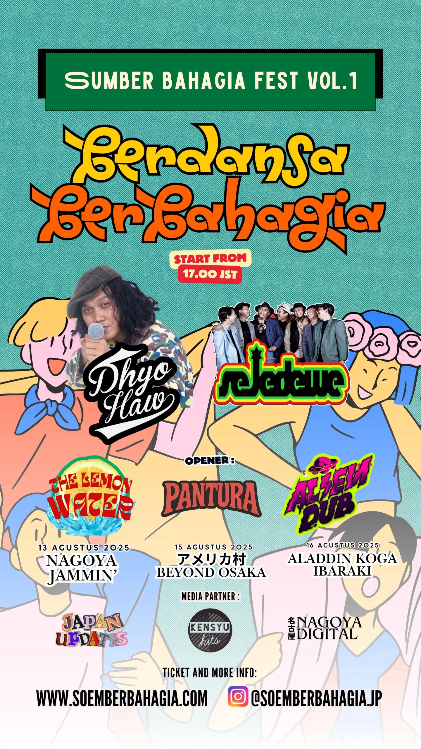 Sumber Bahagia Fest Vol.1 Poster